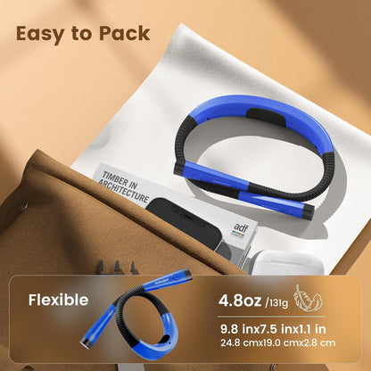Glocusent Upgraded LED Neck Reading Light, Book Light for Reading in Bed