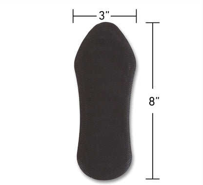 HotHands Insole Foot Warmers - Long Lasting Safe Natural Odorless Air Activated Warmers - Up to 9 Hours of Heat - 16 Pair, Black