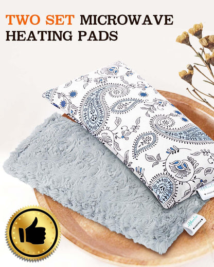 Small Heating Pad, Heating Pad Microwavable for Neck and Shoulder, Cramps, Back Pain Relief, Moist Heat Pad for Muscles and Joints, Self-Care Gifts for Women
