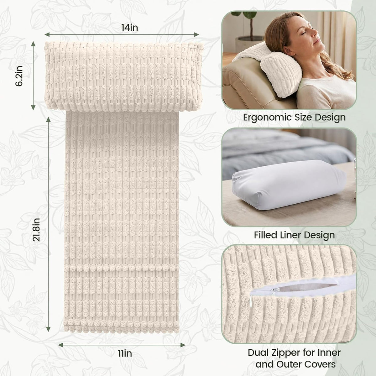 Recliner Pillow, Adjustable Neck Pillow for Recliner Chair