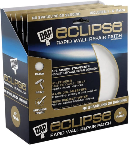 DAP Eclipse Rapid Wall Repair Patch, 6 in (7079809165)