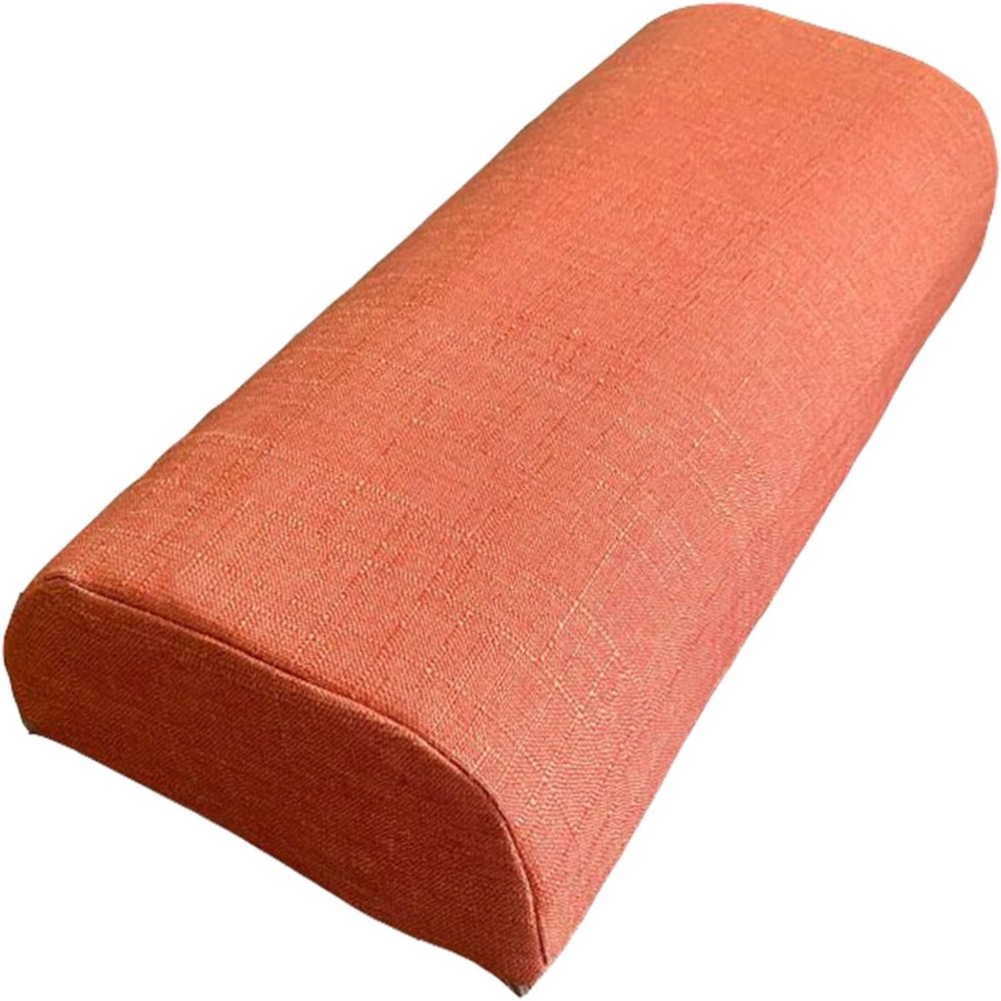 Knee Pillow Half Moon for Back Sleeping, Knee Wedge Pillow for Back Pain,Body Pillow Leg Pillow for Side Sleeping, Knee Bolster Pillow for Legs Support, Half Moon(17,45x18x10cm/18x7x4in)