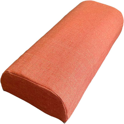 Knee Pillow Half Moon for Back Sleeping, Knee Wedge Pillow for Back Pain,Body Pillow Leg Pillow for Side Sleeping, Knee Bolster Pillow for Legs Support, Half Moon(17,45x18x10cm/18x7x4in)