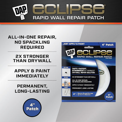 DAP Eclipse Rapid Wall Repair Patch, 6 in (7079809165)