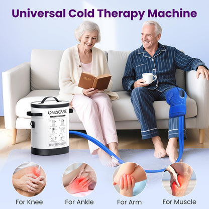 ONLYCARE Cold Therapy Machine, Ice Machine for Knee After Surgery