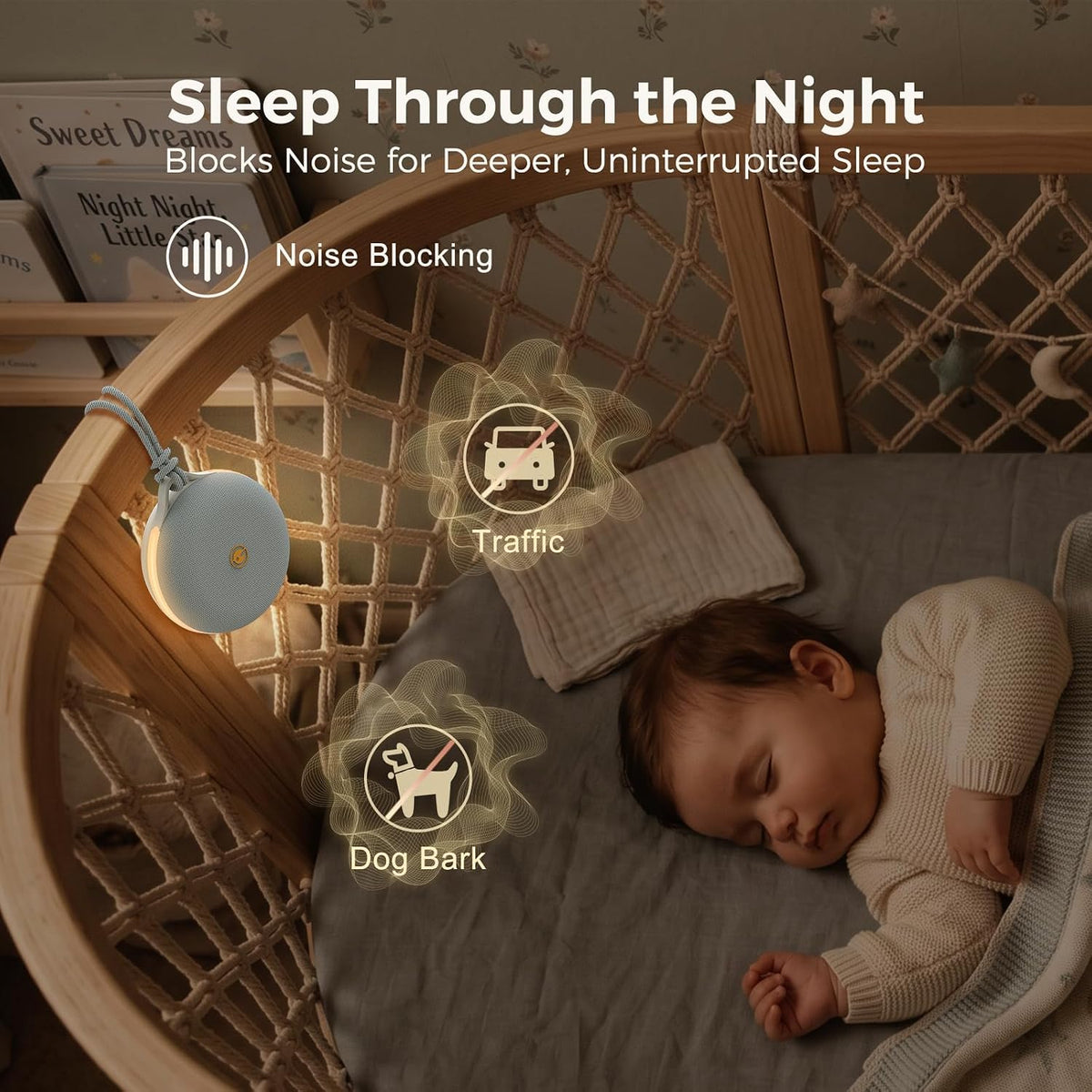 Gianna Portable Sound Machine for Baby Sleep