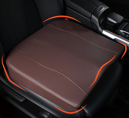 Lofty Aim Car Seat Cushion, Memory Foam Car Seat Cushions for Long Driving | Comfy Car Seat Pillow for Pain Relief, Driver Seat Cushion Adds Height, Butt Cushion for Car, Truck, Office Chair, Black