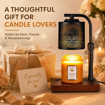 Candle Warmer Lamp Adjustable Height Dimmable for Jar Candles Hummingbird