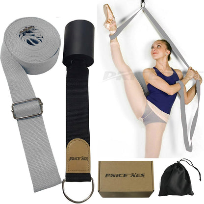 Leg Ballet Yoga Stretcher, Door Attachment Get More Flexible, Flexibility & Stretching Leg Straps - Great for Cheer Dance Gymnastics or Any Sport Trainer Premium Stretch Fitness Equipment