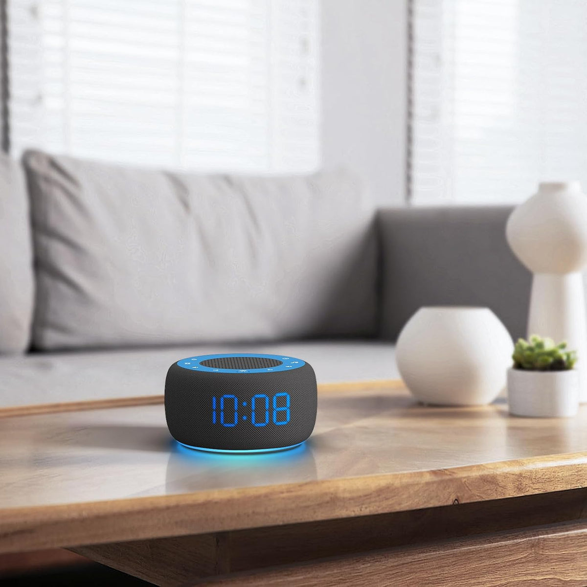 Buffbee Pro 2nd Gen| Sound Machine, Alarm Clock with Bluetooth Speaker