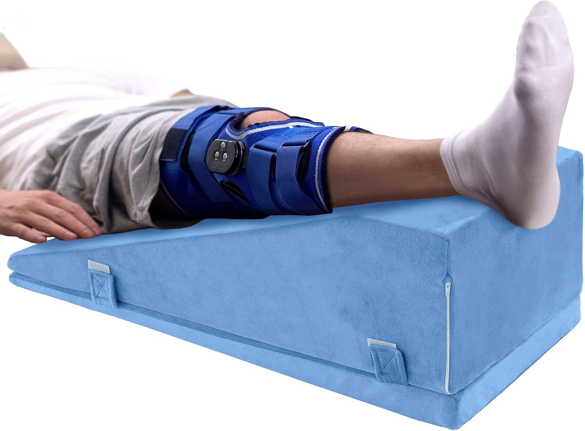 ROYALAY Leg Elevation Pillows for After Surgery, Adjustable Height Knee Surgery Recovery Equipment, Knee Replacement Recovery Aids for Hip Ankle Pain Relief Patent Pending
