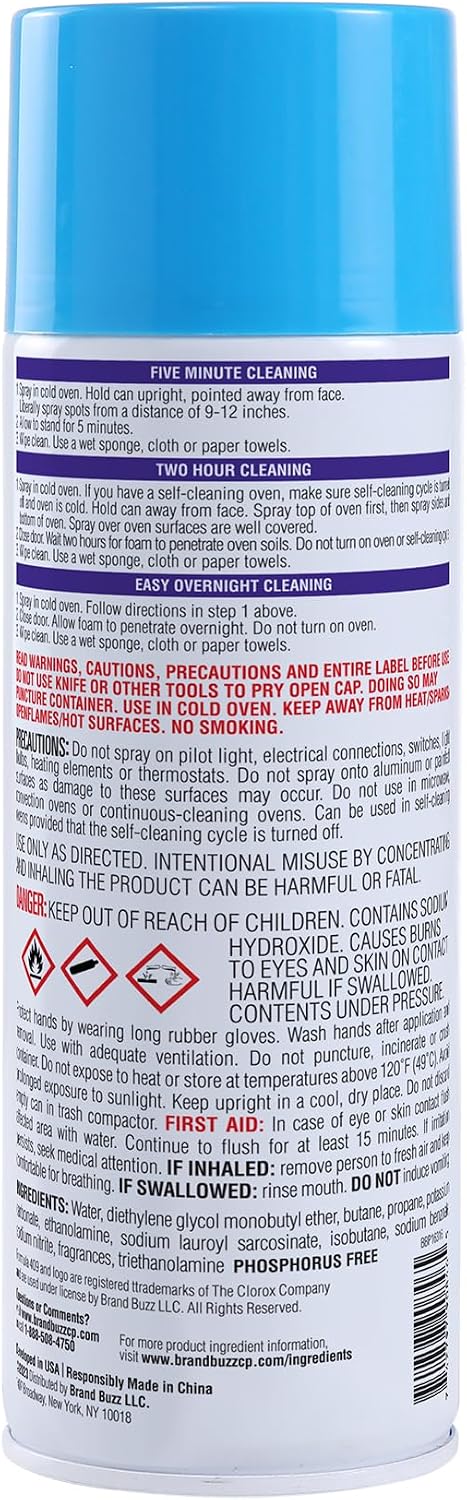 Formula 409 Heavy Duty Oven and Grill Cleaner Spray, Lemon Scent, 14.5 Oz
