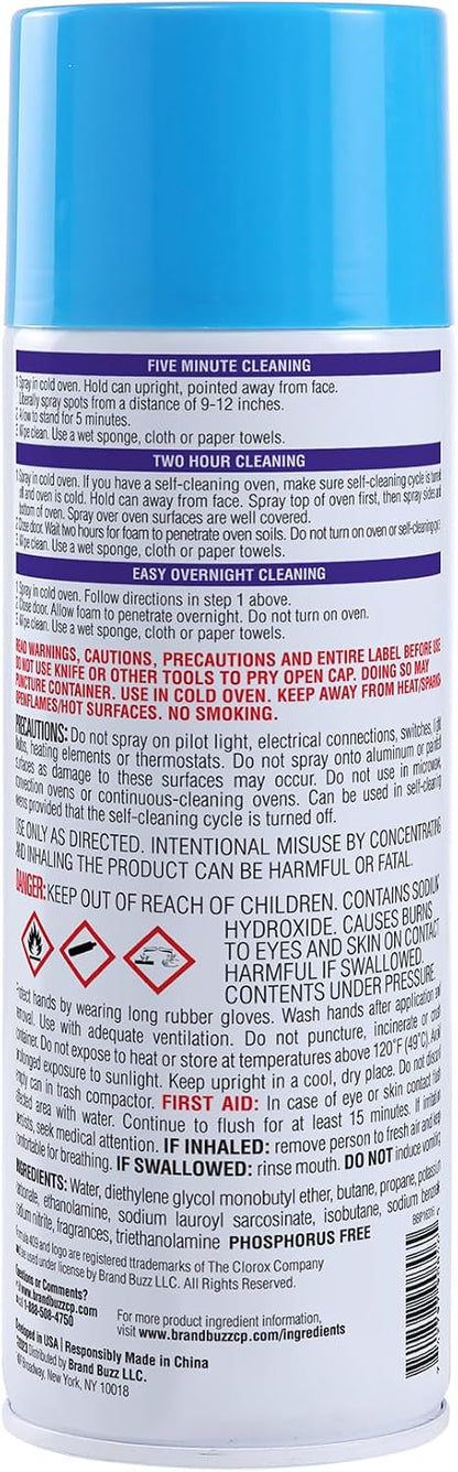 Formula 409 Heavy Duty Oven and Grill Cleaner Spray, Lemon Scent, 14.5 Oz