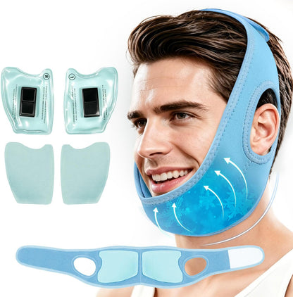 ZNÖCUETÖD 4 Packs Small Gel Ice Packs for Injuries Reusable Compatible with Wisdom Teeth Ice Pack Head Jaw Face Wrap Oral Dental Surgery Recovery