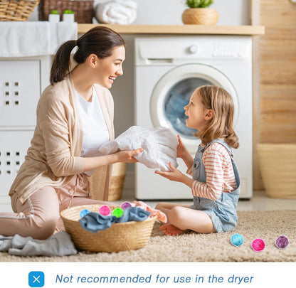 Blulu 18 Pieces Pet Hair Remover for Laundry, Classic Color | Reusable Washing Machine Hair Catcher Pet Dog Cat Fur Catcher Lint Remover from Laundry