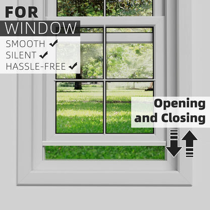 196" White Wedge Weather Stripping Door Seal, Foam Door Gap Seal | Noise & Draft Blocking, Windows & Doors Winter Insulation, Door Frame Soundproofing, Self Adhesive Weatherstrip Tape