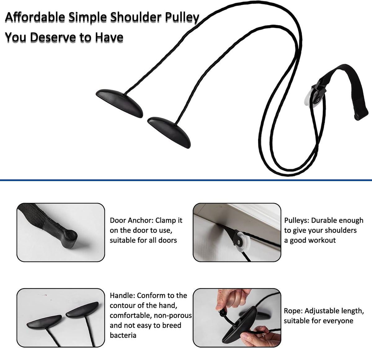 Shoulder Pulley Over The Door Physical Therapy System