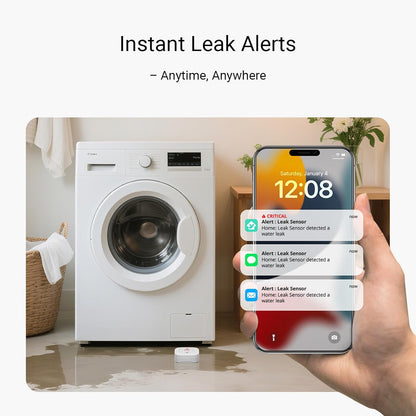 YoLink Water Leak Starter Kit: Hub + 6 Leak Sensor 4 (105 dB Siren), LoRa Long-Range, App/SMS/Email Alerts, D2D Offline, 2 AAA Up to 5-Year Battery, Compatible with Alexa/IFTTT/Home Assistant