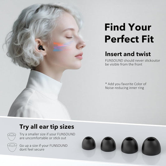 -40dB Ear Plugs for Sleeping Noise Cancelling Ear Plugs for Noise Reduction & Snoring, Concerts, Ep01 Earplugs for Sleep, Sider Sleepers Airplane, Silicone Earplugs Reusable Concert Ear Plug Case