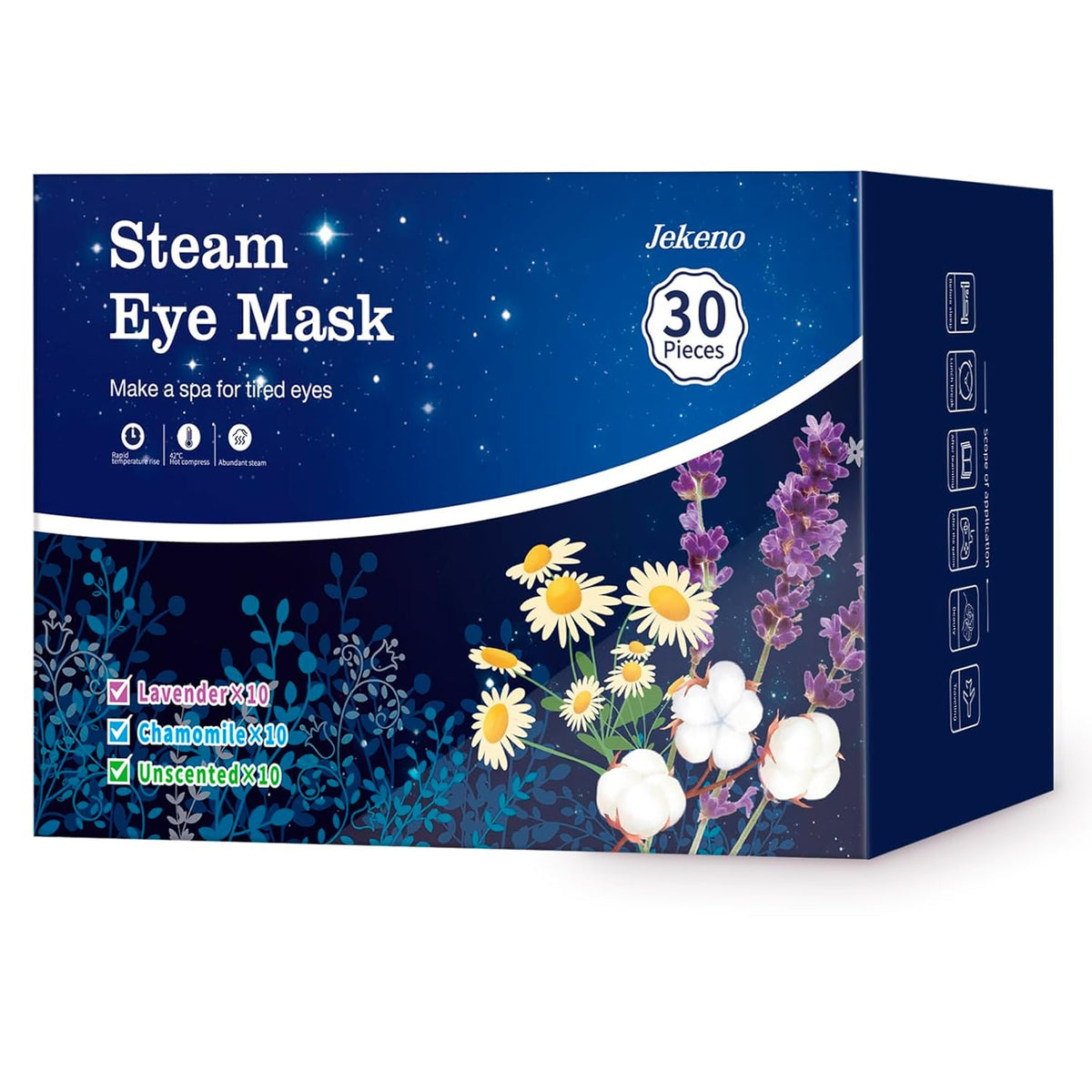 Jekeno Steam Eye Mask Heated Eye Masks for Dry Eyes