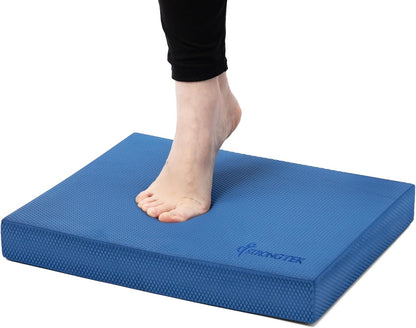StrongTek Foam Balance Pad, High-Density TPE, 15.8 x 13 x 2 in, Non-Slip