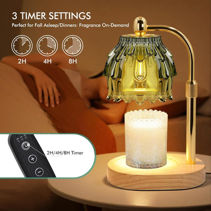 Candle Warmer Lamp with Timer,Birthday Gifts for Women