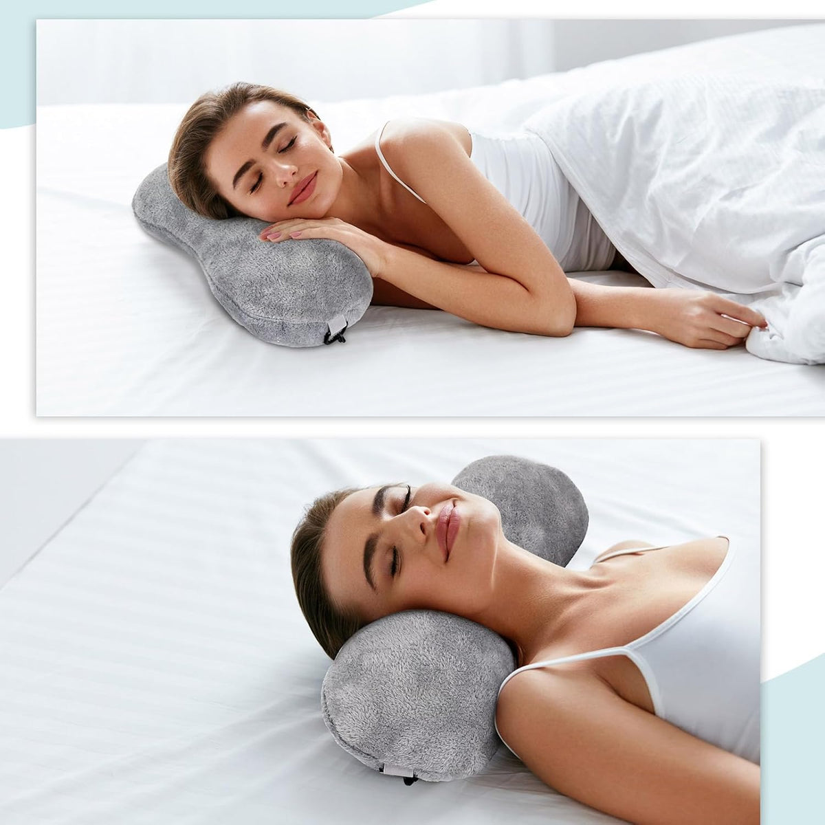 Colingmill 1 Pc Neck Pillow for Recliner Chair Headrest,Grey