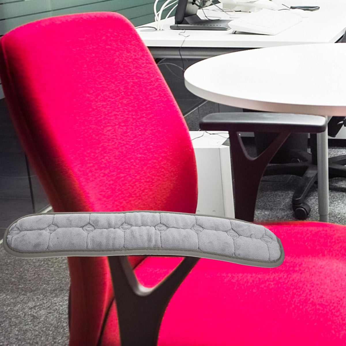 Garneck Chair Armrest Pad Office Gaming Chair Armrest Cushion Pillow Cover Support for Elbow Forearms