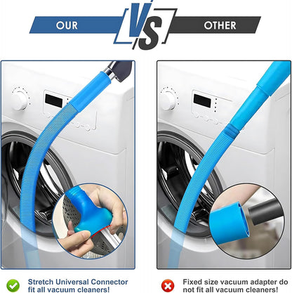 Upgraded Dryer Vent Cleaner: Universal Vacuum Hose Attachment Fits All Vacuums Cleaner, Deep Cleaning Tools for Clogged Ducts & Lint Removal