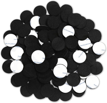 Felt Furniture Pads, 40 x 5 x 0.12 Inch Felt Strips | Non Slip Self Adhesive Cuttable Heavy Duty Felt Tape for Protecting Hardwood Floors Chair Wall Protector, Black