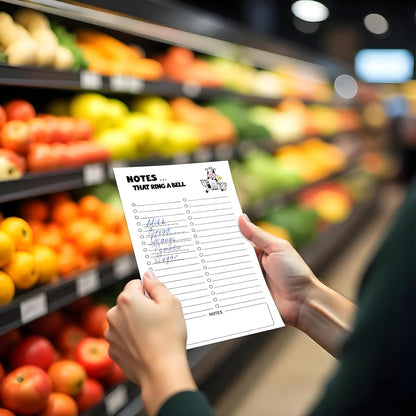 Thboxes 2 Pack Grocery List Magnet Pad for Fridge, 120 Sheets, Pen Holder | 4.5x7.5In Magnetic Grocery List Pad for Fridge, Full Back Shopping Checklist, Notepad for Kitchen, Home Office, Parents, Kids