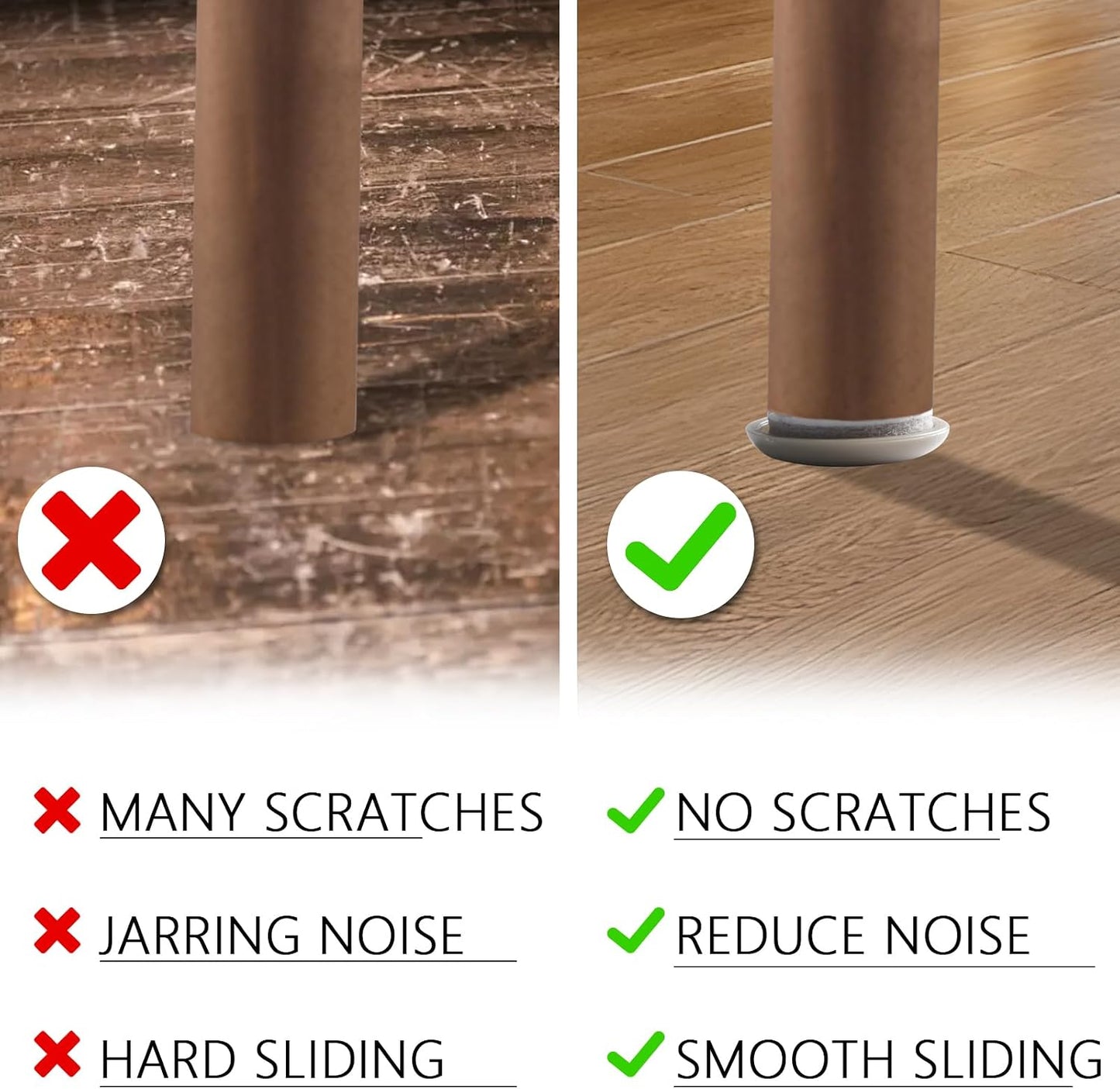 Self-Adhesive Furniture Sliders for Carpets, Furniture Moving Pads (36Pcs) 1-3/4" Furniture Mover Glides, Self Sticks Carpet Furniture Carrier - Move Any Item Quickly and Easily!