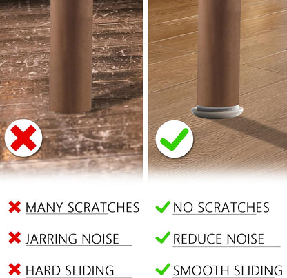 Self-Adhesive Furniture Sliders for Carpets, Furniture Moving Pads (36Pcs) 1-3/4" Furniture Mover Glides, Self Sticks Carpet Furniture Carrier - Move Any Item Quickly and Easily!