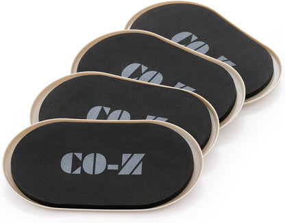 CO-Z Large Furniture Sliders - 8 Pack, 6" x 9 1/2" Oval Reusable Furniture Sliders for Carpet, Heavy-Duty Furniture Gliders Movers for Hardwood Floors, Plastic Moving Pads for Heavy Furniture