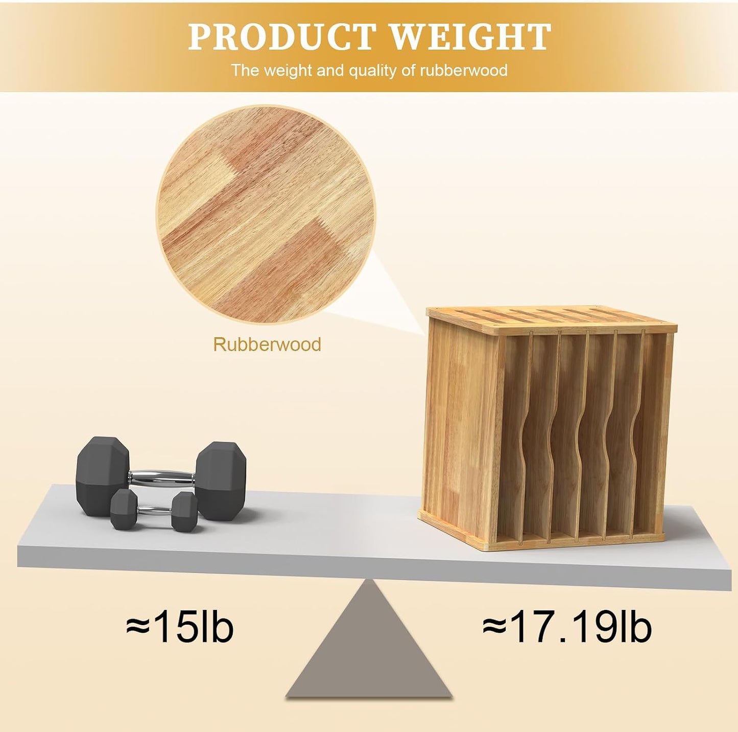 4 Tier Rubber Wooden Tray Dividers for Cabinets, Cookie Sheet Organizer | Heavy Weight, Premium Wood, Multiple Sizes, Saving Space, Vertical Tray Dividers for Storing pans, Baking tray, Cutting Board