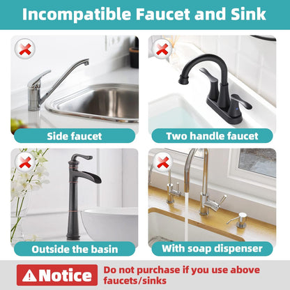 PoYang 4 Pack Faucet Mat for Kitchen Sink Splash Guard, Long 24x5.1 Inch | Super Absorbent Microfiber Faucet Mat, Catch Splashes and Drips, Machine Washable Sink Protectors for Kitchen, Bathroom & RV