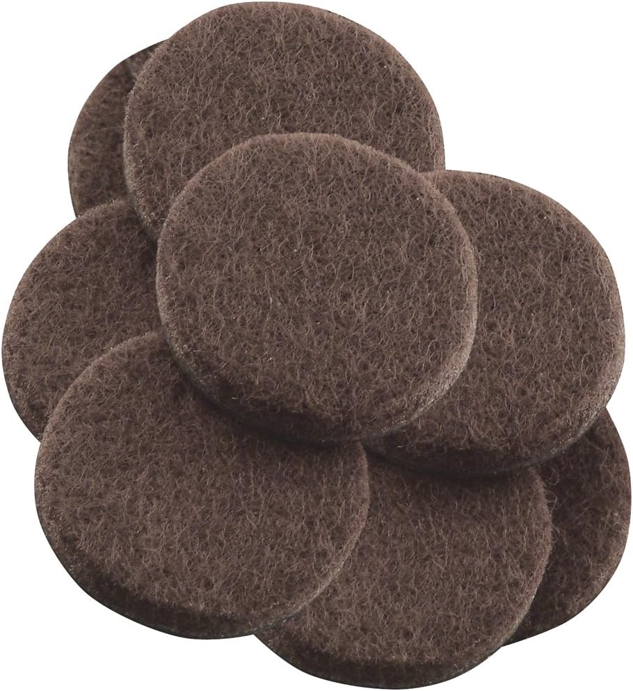 SOFTTOUCH "Self-Stick Furniture Round Felt Pads for Hard Surfaces – Protect Your Hard Floors from Furniture Scratches, 1-1/2"" Linen, Round (8 Pieces)" (4719395N)