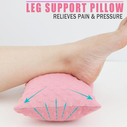 Comfortable Padding Knee Pillow for Side Sleepers Leg Support Pillows Hip Replacement Back Pain Relief Pressure off After Surgery between Thighs Joints Side Sleeping Men Women, Painting Flower