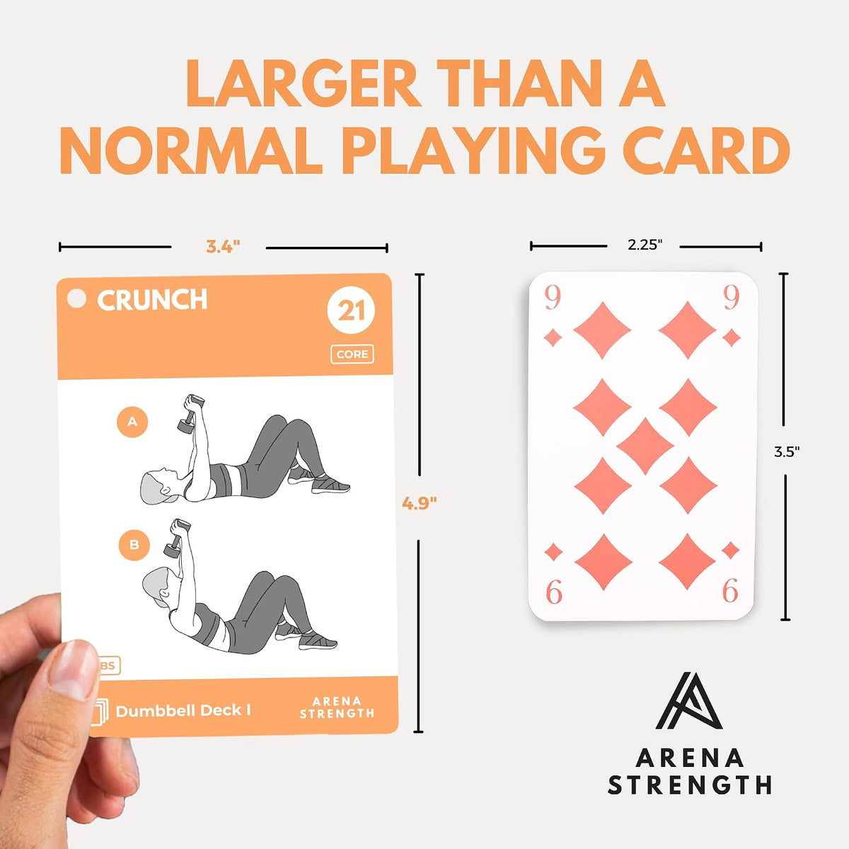 Arena Strength Workout Cards - Instructional Fitness Deck for Booty Band Workouts, Beginner Fitness Guide for Resistance Band Training Exercises at Home. Includes Workout Routines.