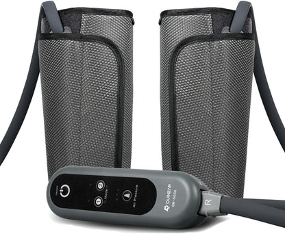 QUINEAR Air Compression Leg Massager for Circulation & Pain Relief, Calf Massagers with 2 Modes & 3 Intensities, Sequential Compression Device (SCD) for RLS, Edema, FSA-HSA - Ideal Gift