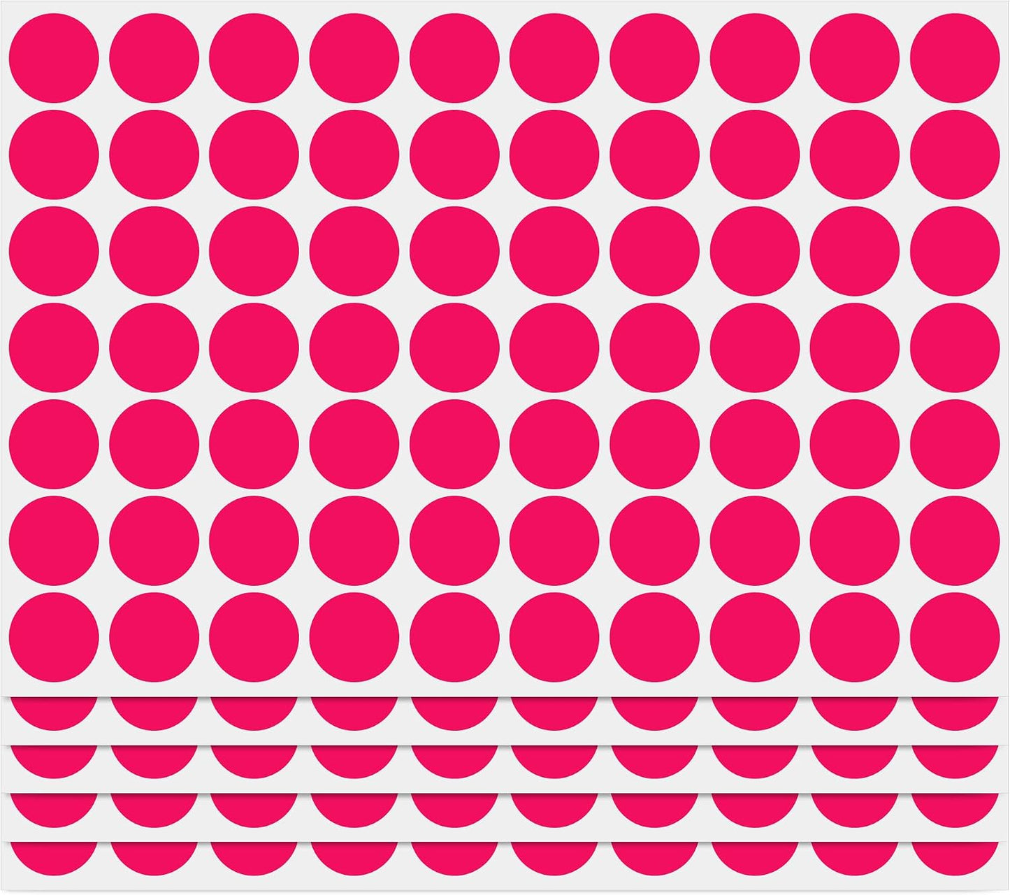 PARLAIM 1050 PCS Color Coding Labels Circle Dot Stickers,10 Color Style Colorful Coding Label Sticker for Office,Student Classroom