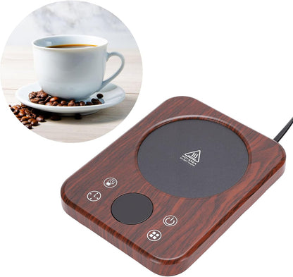 GOWENIC Mug Warmer, 36W Fast Heating 9 Temperature Settings Auto Shutoff, with Intelligent 12 Hour Timer, for Coffee Milk Tea Stainless Steel Cups Glass Mugs (US Plug)