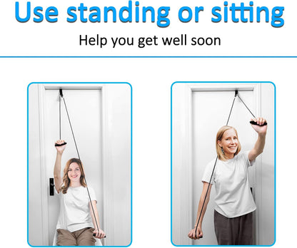 Shoulder Pulley Over The Door Physical Therapy System | Over-the-door exercise pulley designed for shoulder physical therapy exercises.