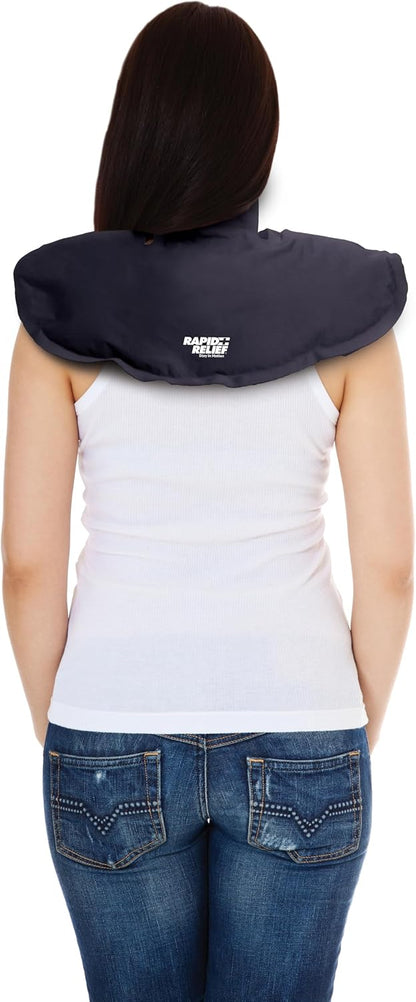 Rapid Relief Reusable Hot or Cold Neck and Shoulder Gel Wrap, Muscle Aches