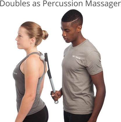 Body Back AccuMassage Tool - Neck Massager for Pain Relief Deep Tissue | FSA Eligible Dual Pressure Point Massage Tool, Easy Assembly Golf Ball, Shiatsu Neck Massager for Deep Tissue Pain Relief