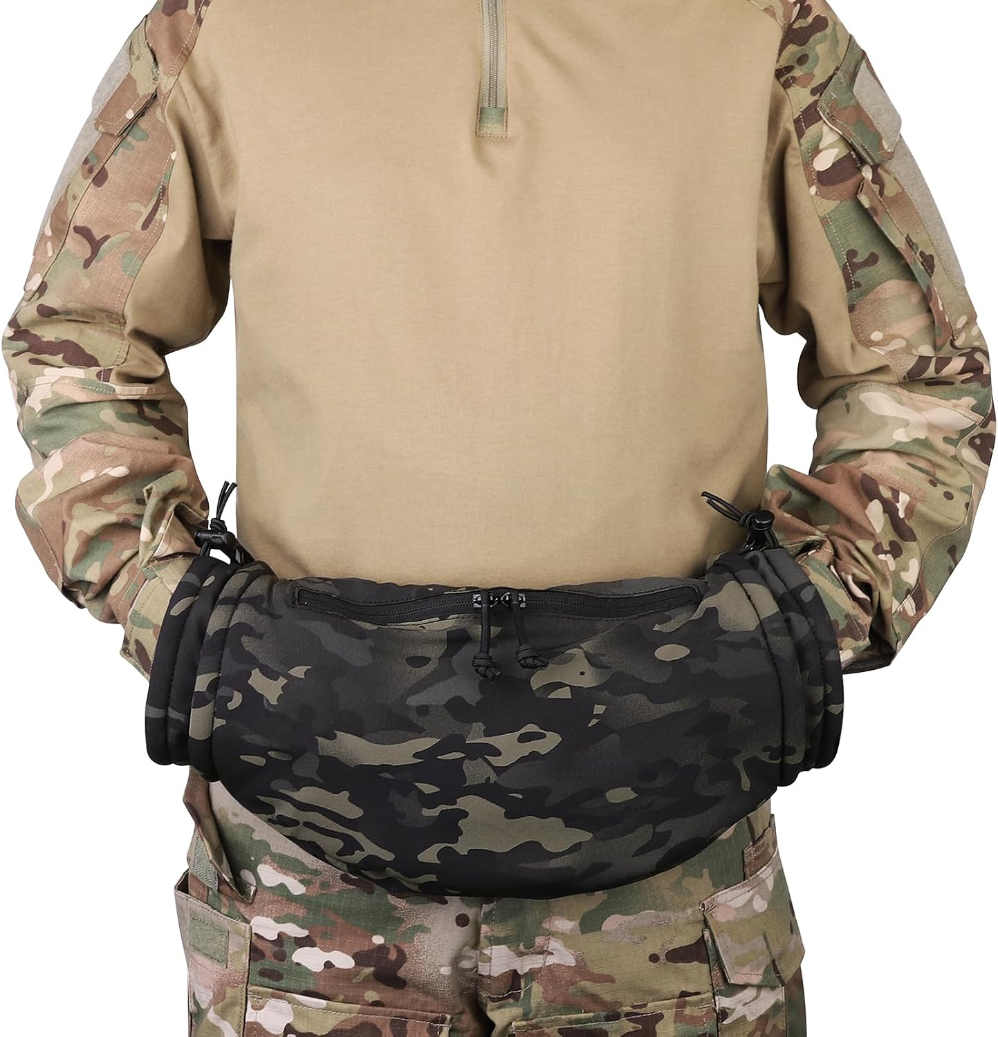 Tactical Hand Warmer,Portable Drop Hanger Waist Handwarmer Pouch for Hunting Golf Camping Fishing, Hiking, Football Winter Outdoor Field Survival.