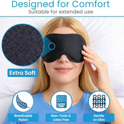 Arctic Flex Cooling Eye Mask - Gel Cold Compress for Migraine, Puffy Eyes