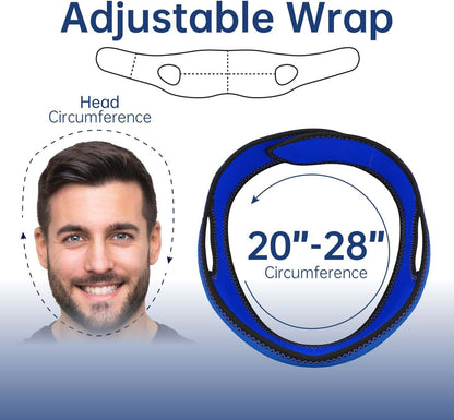 Wisdom Teeth Ice Pack Head Wrap Jaw Face Ice Pack with 4 Gel Packs