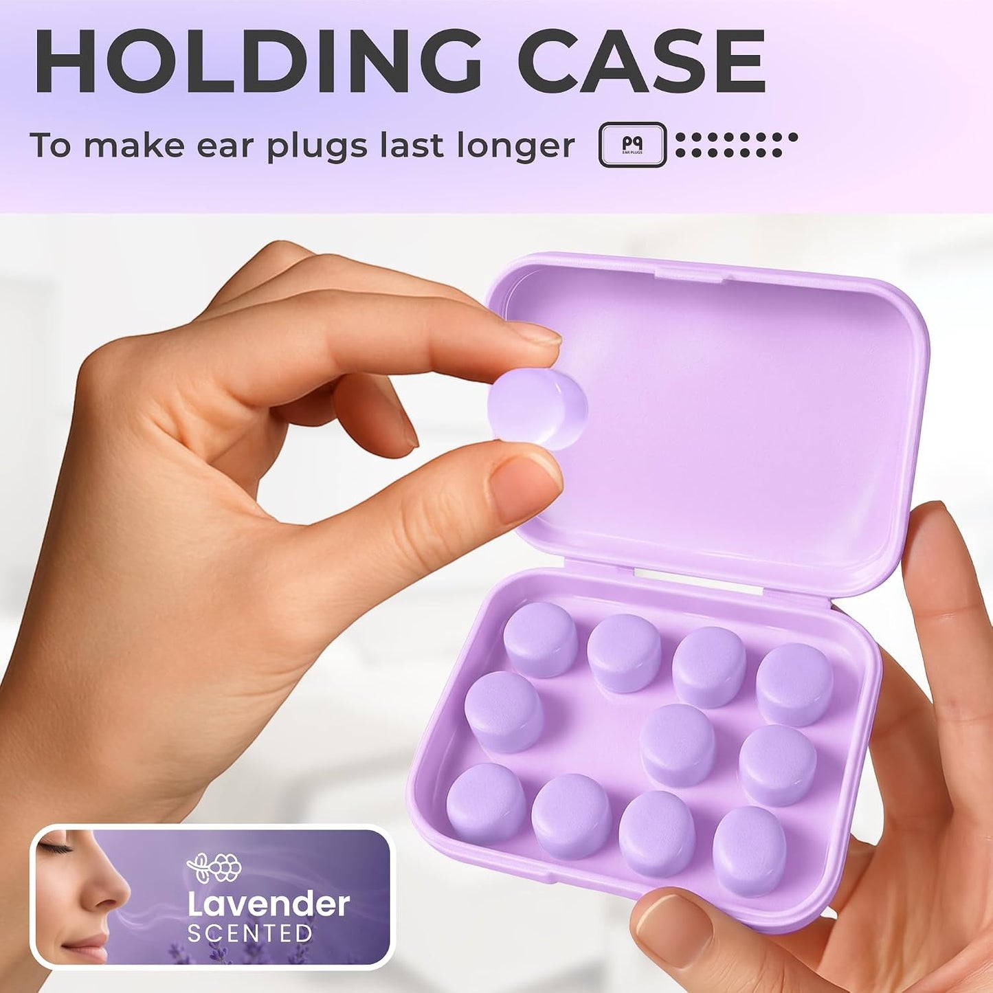 Peace&Quiet PQ Wax Ear Plugs for Sleeping, Swimming - 15 Soft Noise Cancelling Silicone Gel Wax Earplugs for Sleep and Swimmers, Ear Protection with Sound Blocking Level of 32 Db, (15-Pillows)