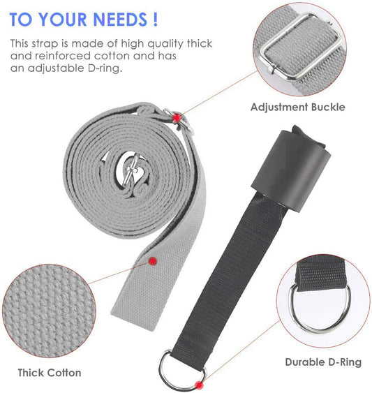 Leg Stretcher, Door Flexibility & Stretching Leg Strap - Great for Ballet Cheer Dance Gymnastics or Any Sport Leg Stretcher Door Flexibility Trainer Premium Stretching Equipment